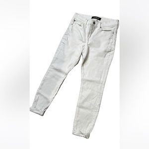 Express 2 Regular White Jean Legging Mid Rise